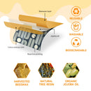 Beeswax Wraps Kit for Food Storage – 3pcs or 6pcs