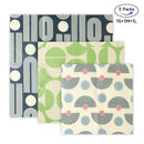 Beeswax Wraps Kit for Food Storage – 3pcs or 6pcs