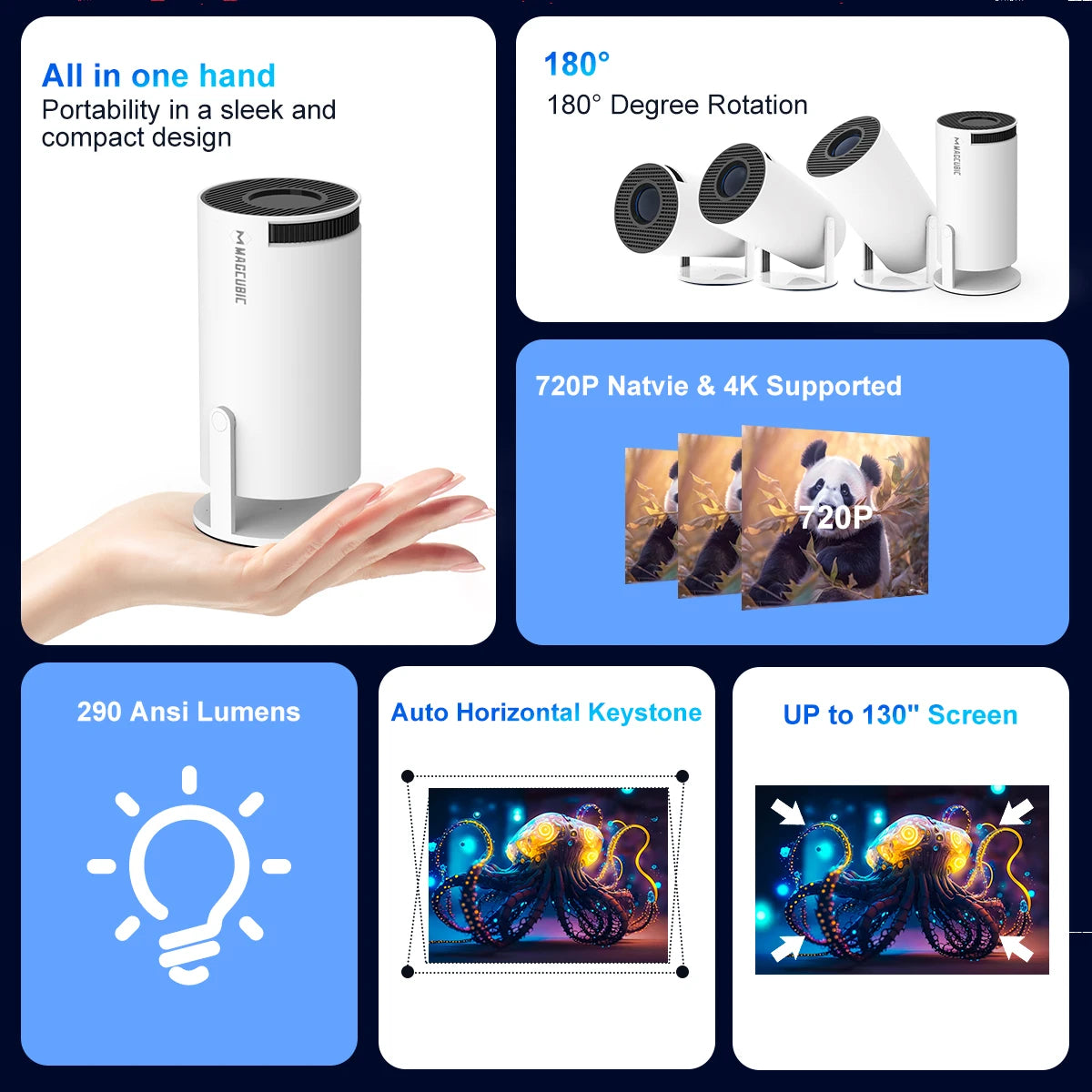 Projector Deluxx LumiCast Pro™4K [40% OFF]
